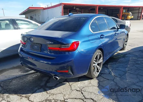 2022 BMW 330I z USA, uszkodzony, nr VIN 3MW5R1J00N8C31880